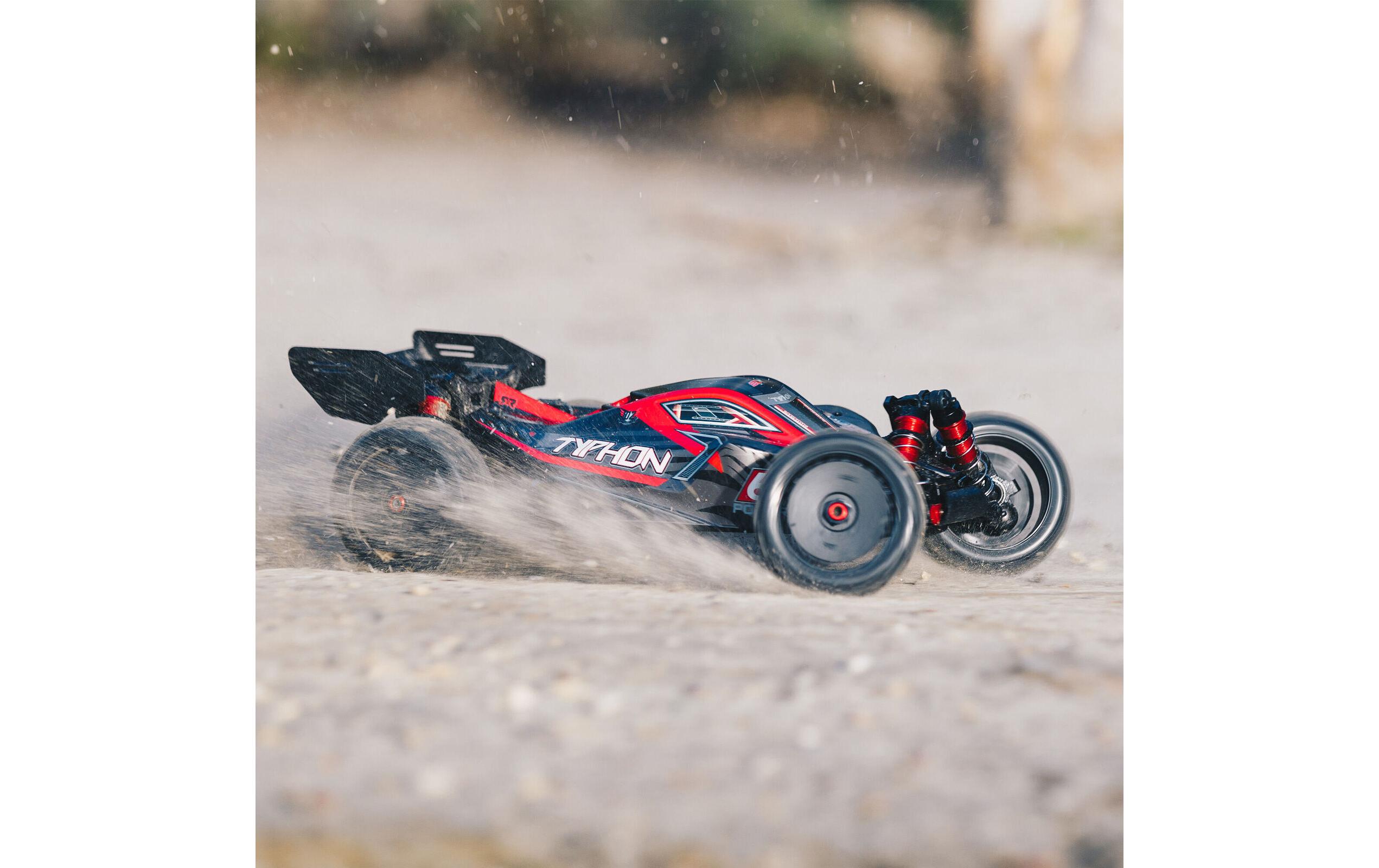 Buggy Typhon 4 x 4 BLX6S ARTR, 1:8<br>Brushless Off-Road Buggy mit Allradantrieb