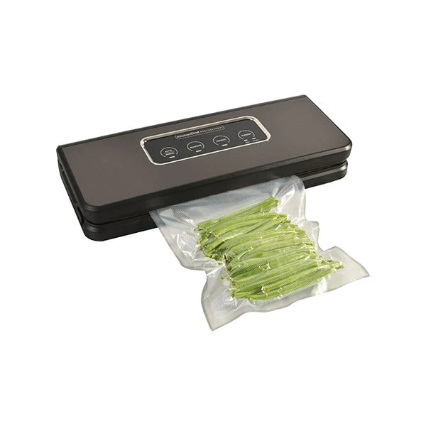Lot appareil à emballer sous vide inox brossé KCPSV60S et 2 rouleaux d