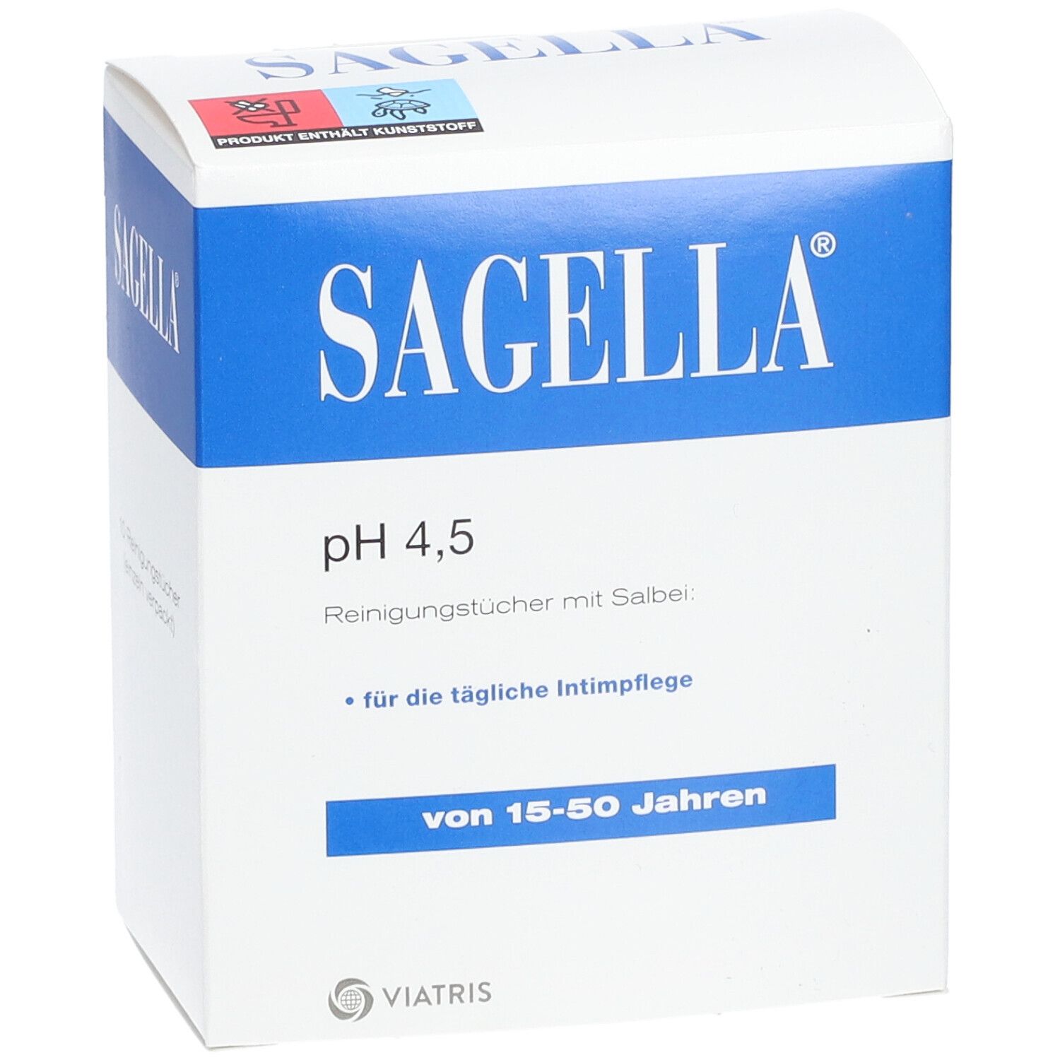 SAGELLA pH 4,5 Intim-Reinigungstücher