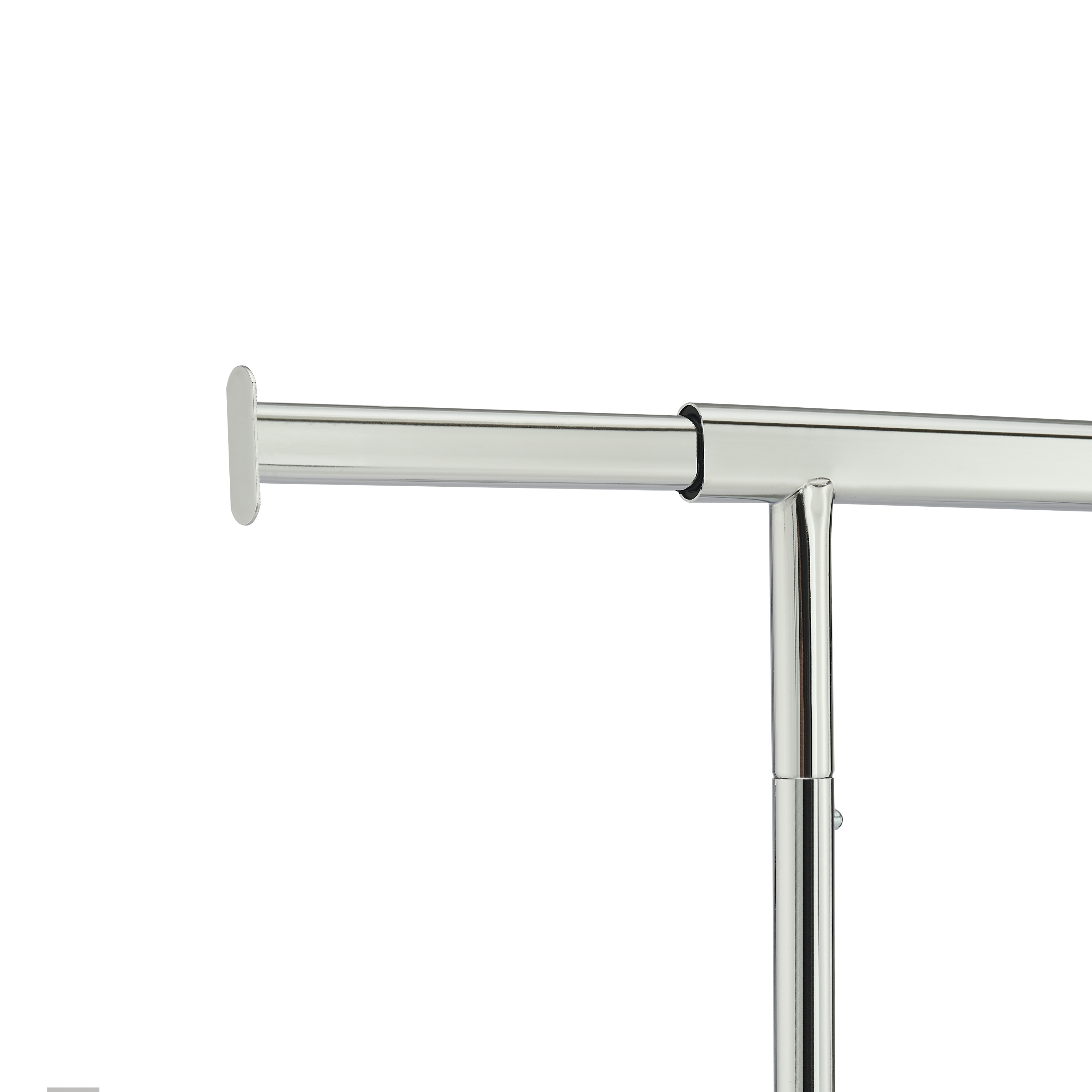 Kleiderständer 1 Stange bis 113 kg silber