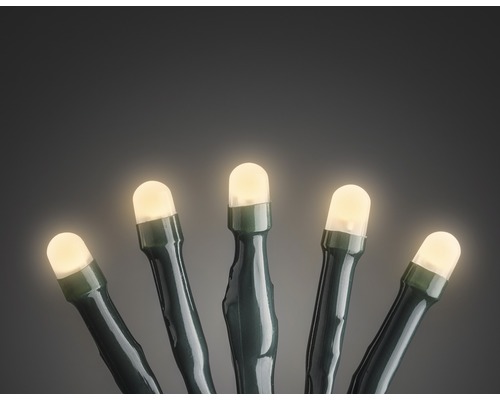 Konstsmide Micro LED-lichtsnoer 6,93 m + 3 m aansluitdraad 100 LED's amberkleurig licht
