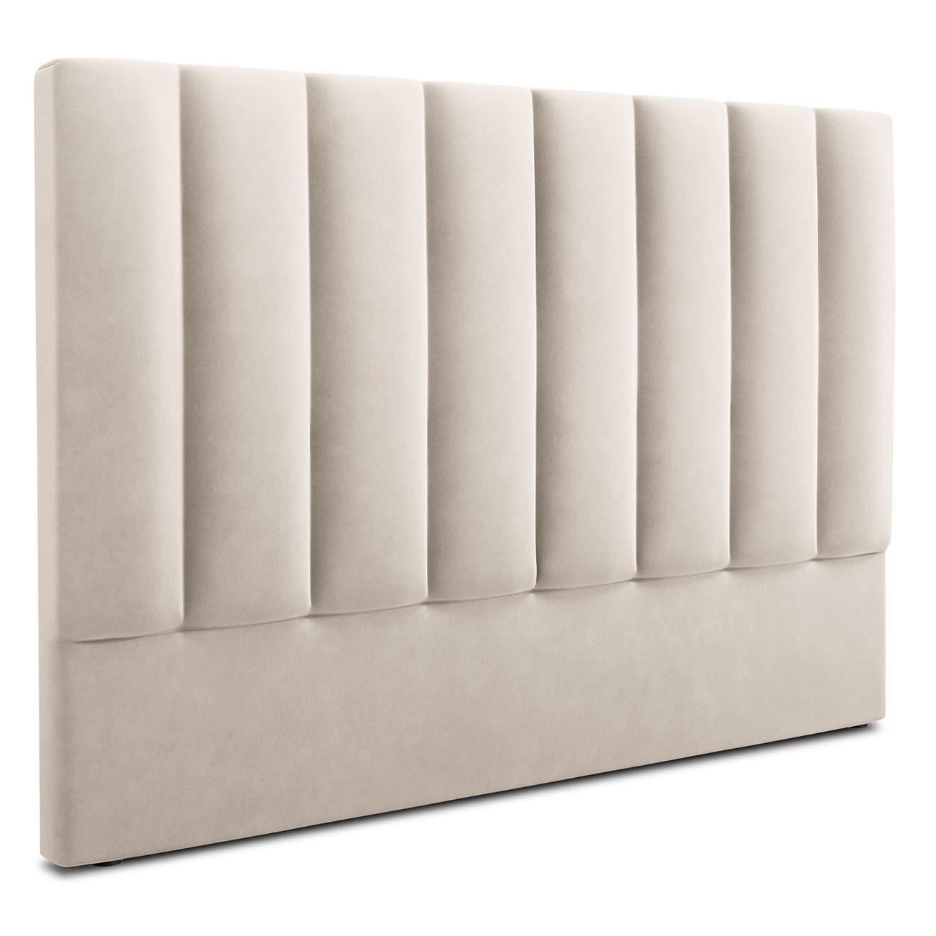 CXL by Christian Lacroix Tête de lit Camargue velours beige clair - 180x120 cm