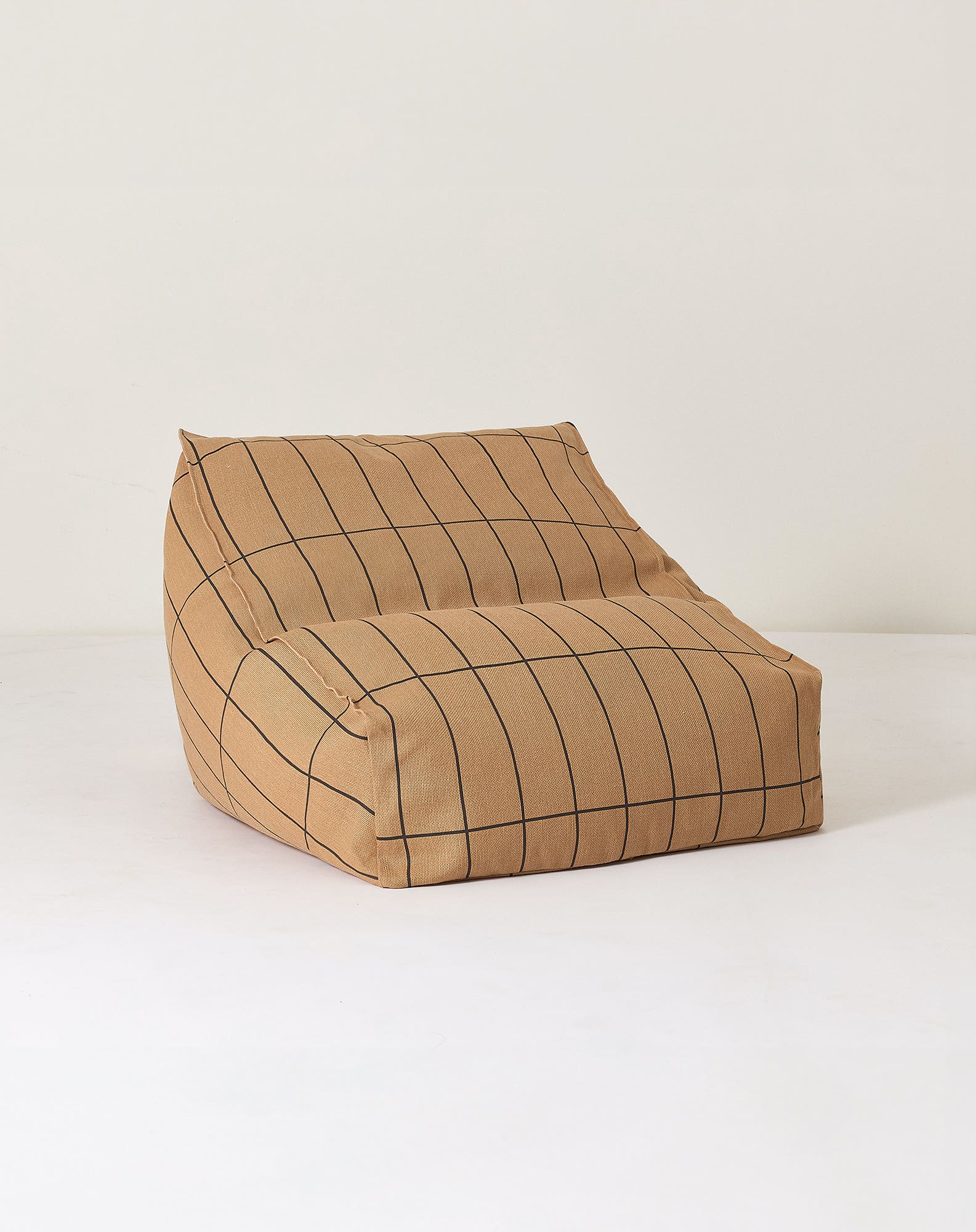 Fauteuil-pouf - taille enfant - vibes | Marron