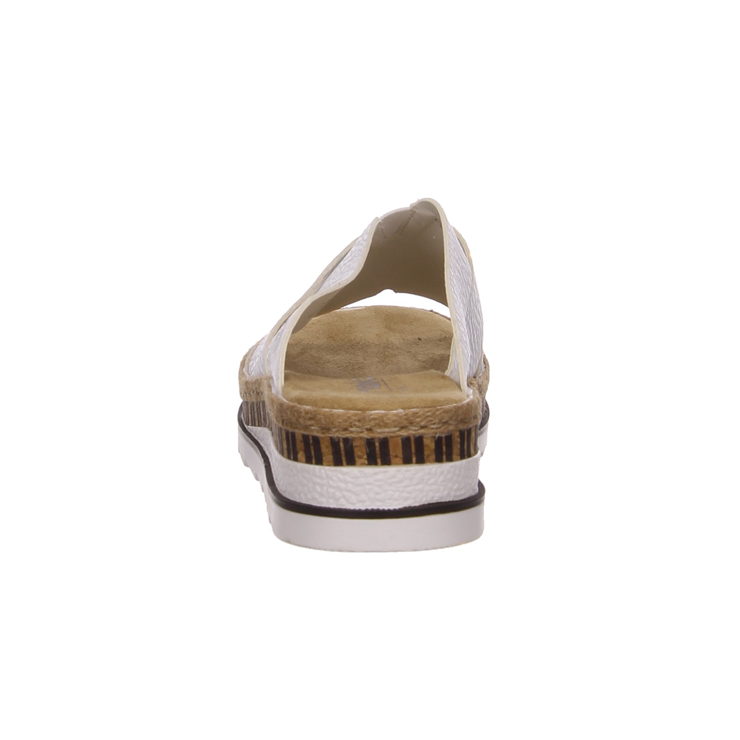 Rieker Pantolette weiß weiss/weiss kombi