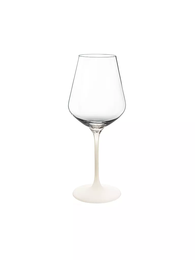 VILLEROY & BOCH Rotweinglas 4er Set MANUFACTURE ROCK BLANC GLAS weiss