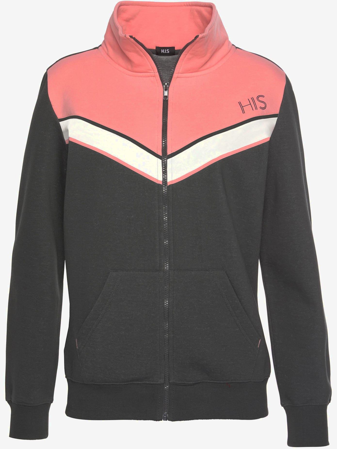 Veste sweat à rayures