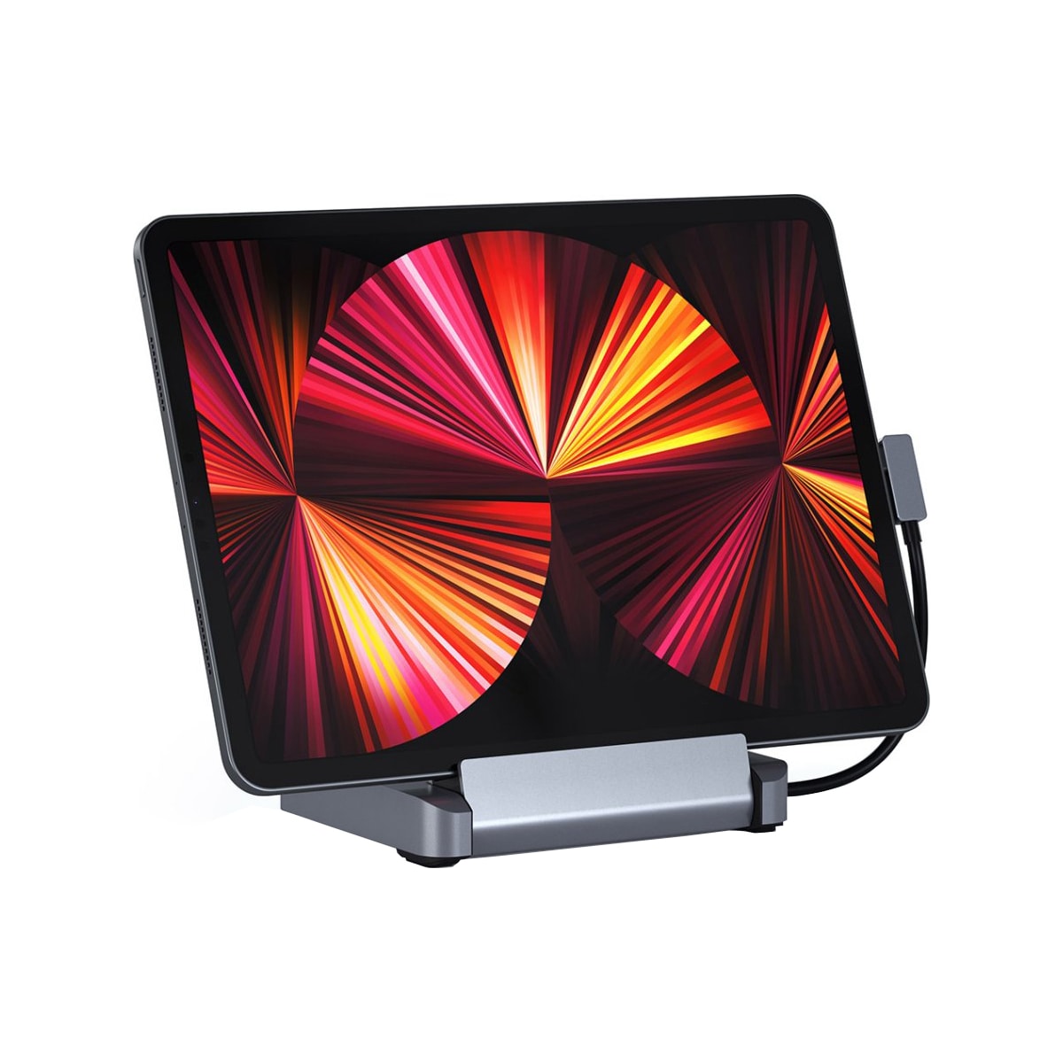 Satechi iPad Pro hub for nettbrett (grå)