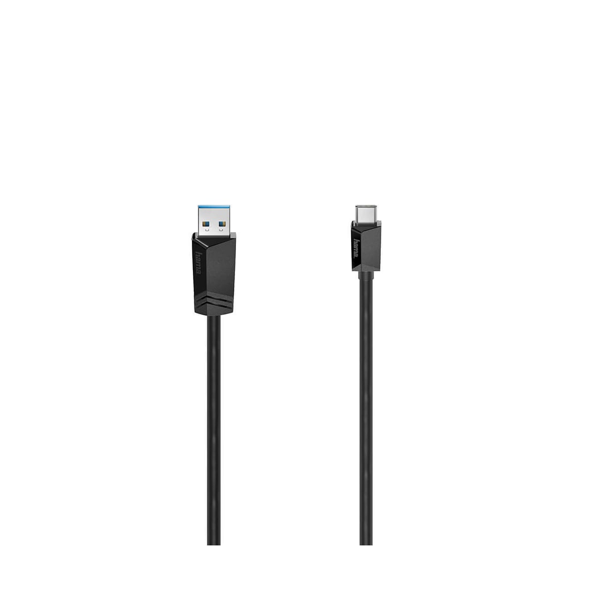 HAMA Kabel USB-C - USB-A USB 3.2 5 Gbit/s 1.5m Svart