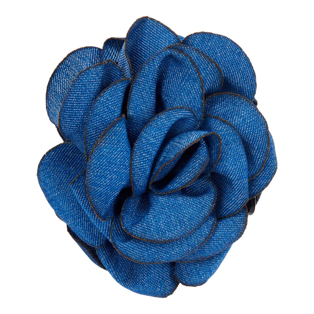 Pico  Denim Rose hårklemme - Denim