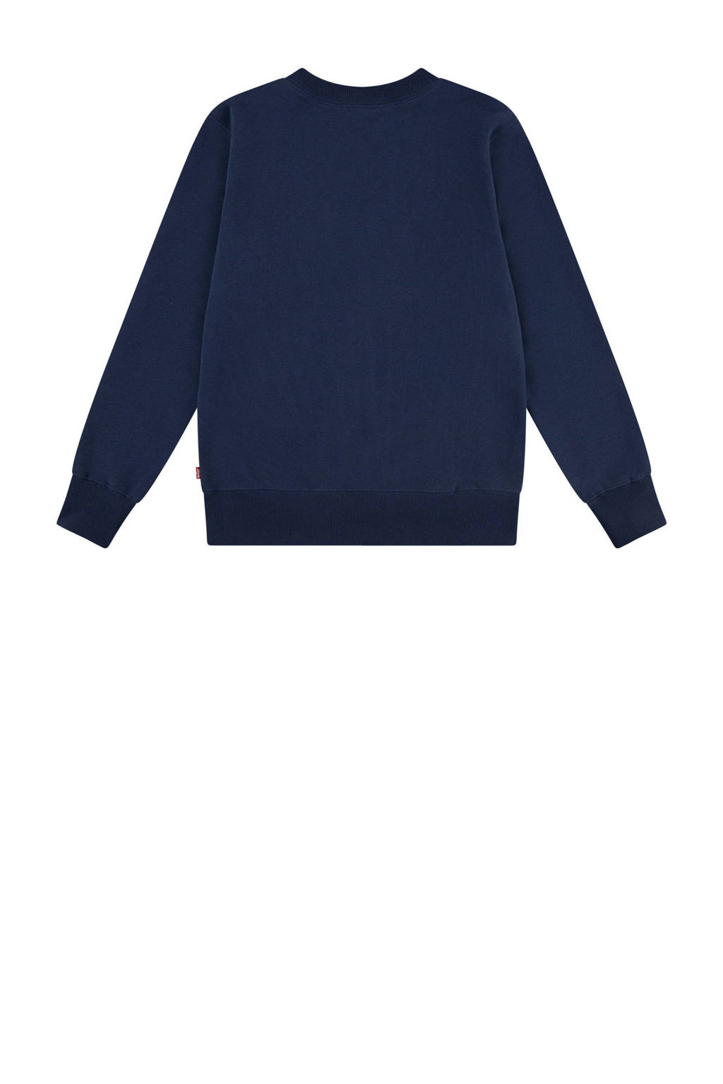 Levi's sweater MONOGRAM met printopdruk en borduursels donkerblauw
