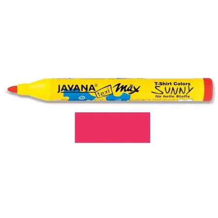 KREUL Javana texi mäx Sunny medium für helle Stoffe Karminrot