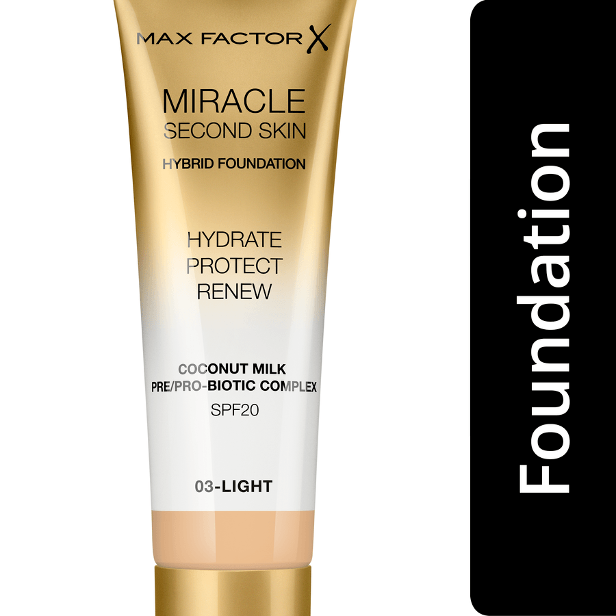 Max Factor Miracle Second Skin Foundation #003 Light 33ml