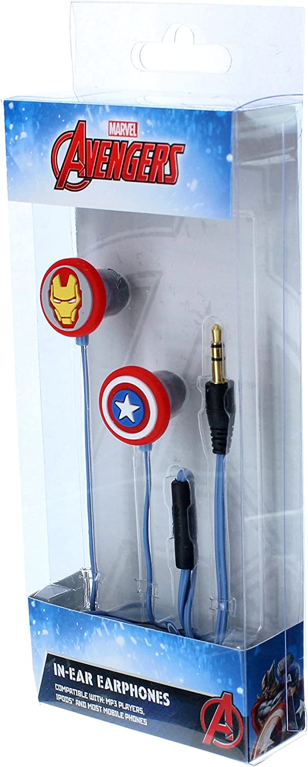 Marvel Avengers In-Ear Kopfhörer 3.5mm für Kinder 85Db