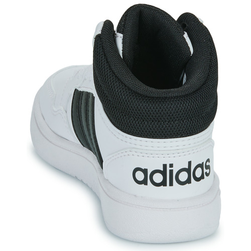 Adidas Sportswear - HOOPS 3.0 MID K - Blanc / Noir