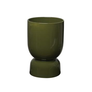 Keramieken bloempot groen 29,5x29,5x45,5cm