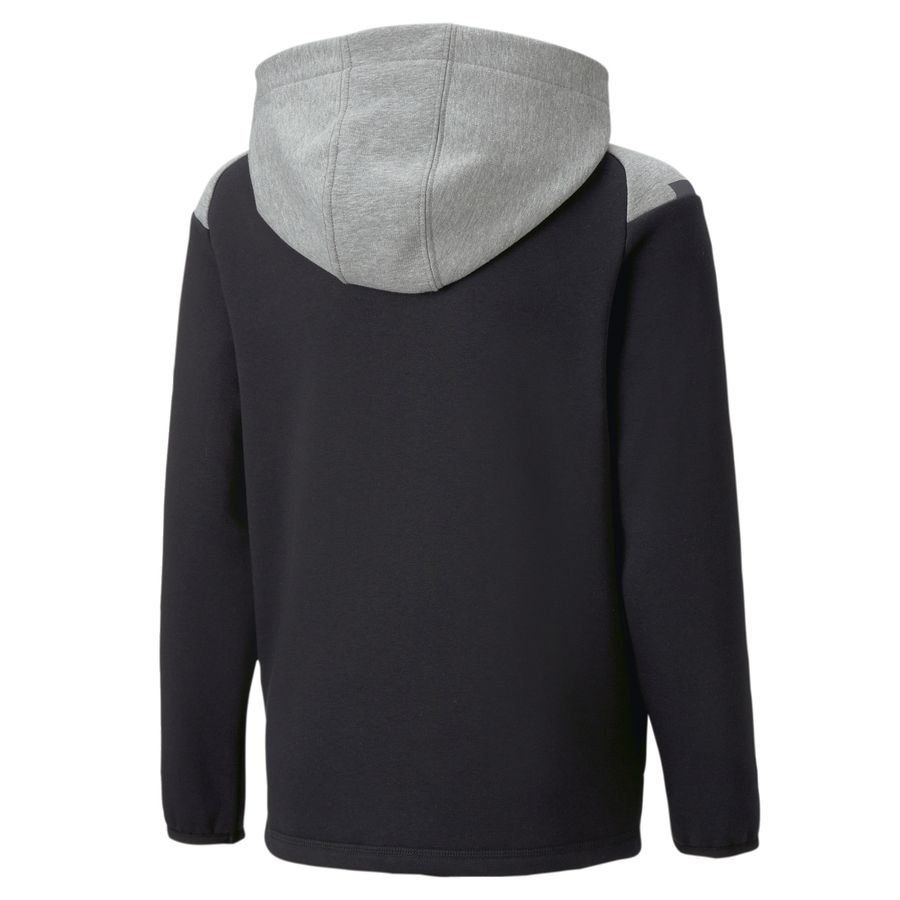 PUMA teamCUP Casuals Sweat à Capuche - Noir/Gris Enfant
