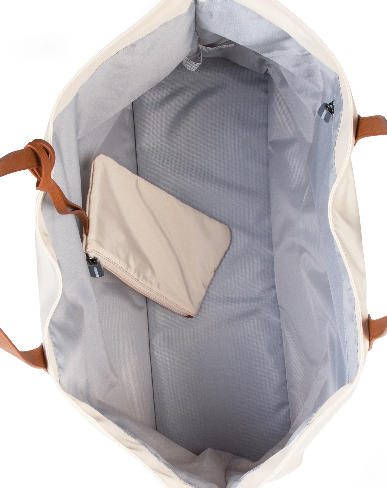 Wickeltasche FAMILY BAG (55x18x40) in offwhite/schwarz