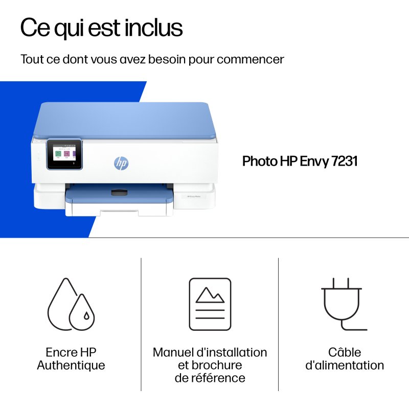 HP Envy 7231 Sans fil All-in-One Couleur Imprimante