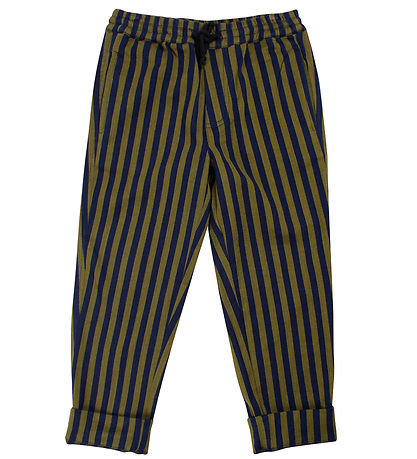 Danef? Bukser - Danefrede Stretch Canvas Pants - Olive/Dark Navy