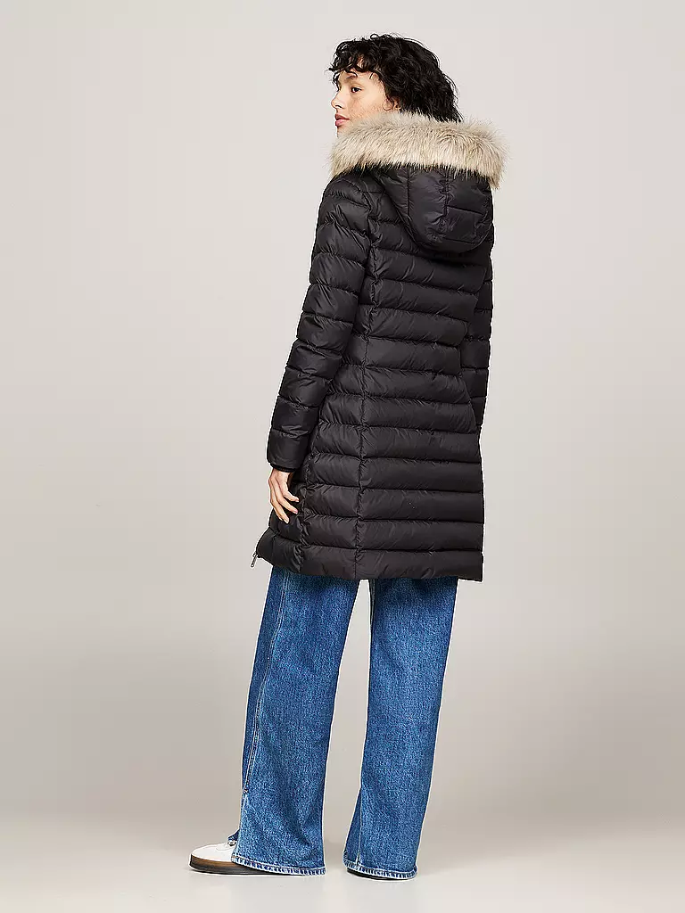 TOMMY JEANS Daunenmantel  schwarz