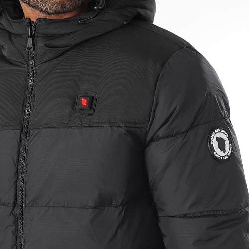 Doudoune Chauffante Capuche Megève Noir