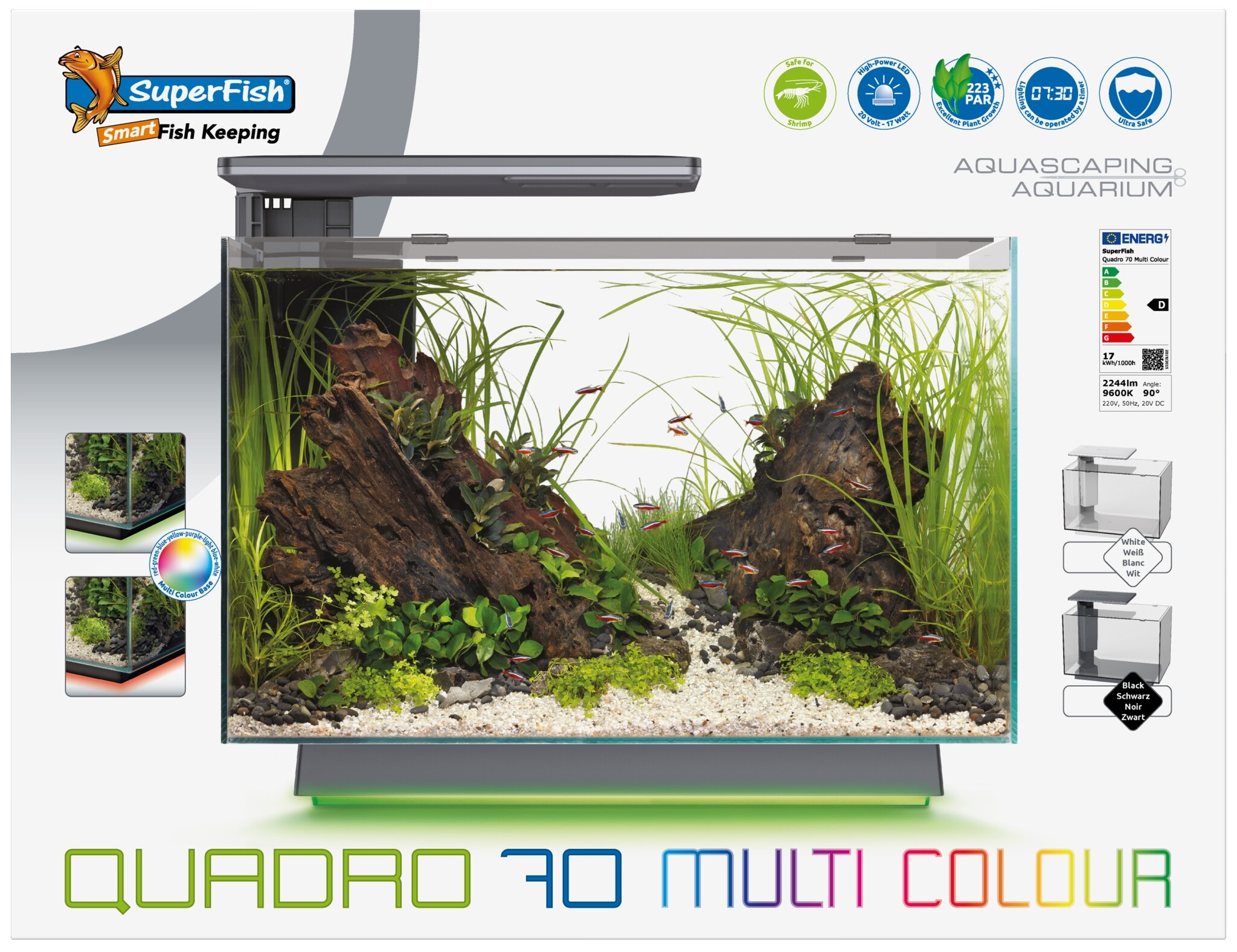 Quadro 70 Multi Colour Wit