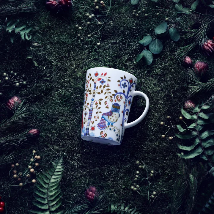 Iittala - Taika Becher mit Henkel 0.4 l, weiss