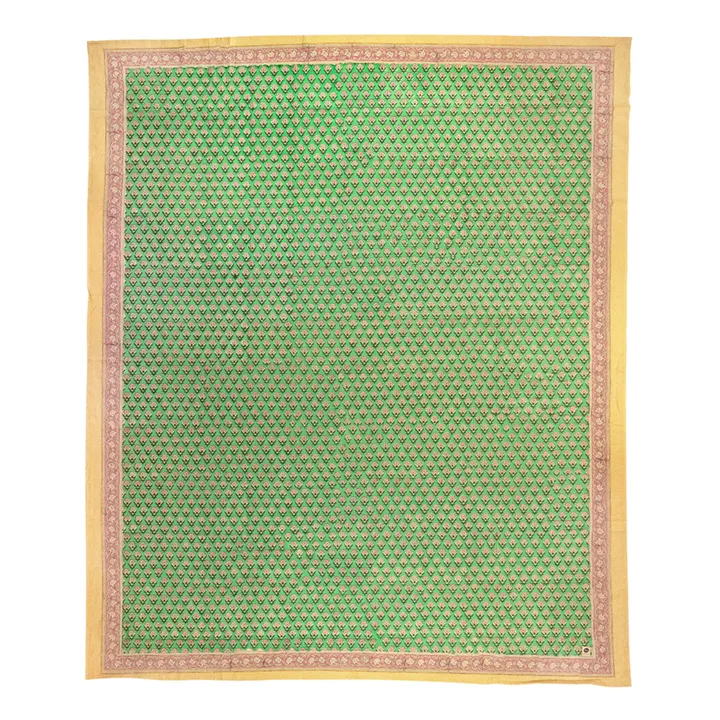 Doing Goods Plaid Emma et totebag en coton | Vert