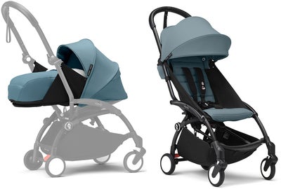 Stokke YOYO 3 Sportsvogn Inkl . Newborn Pack, Aqua/Black