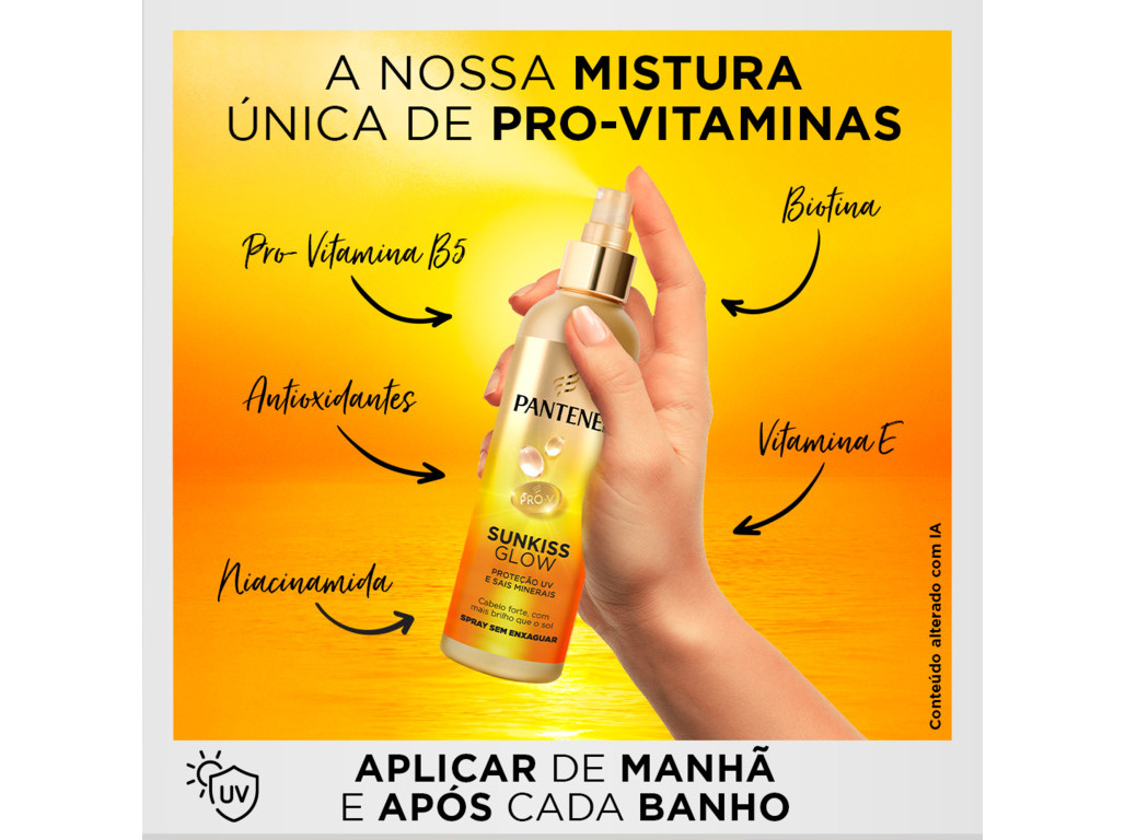 SPRAY PANTENE PROTEÇÃO UV 200 ML