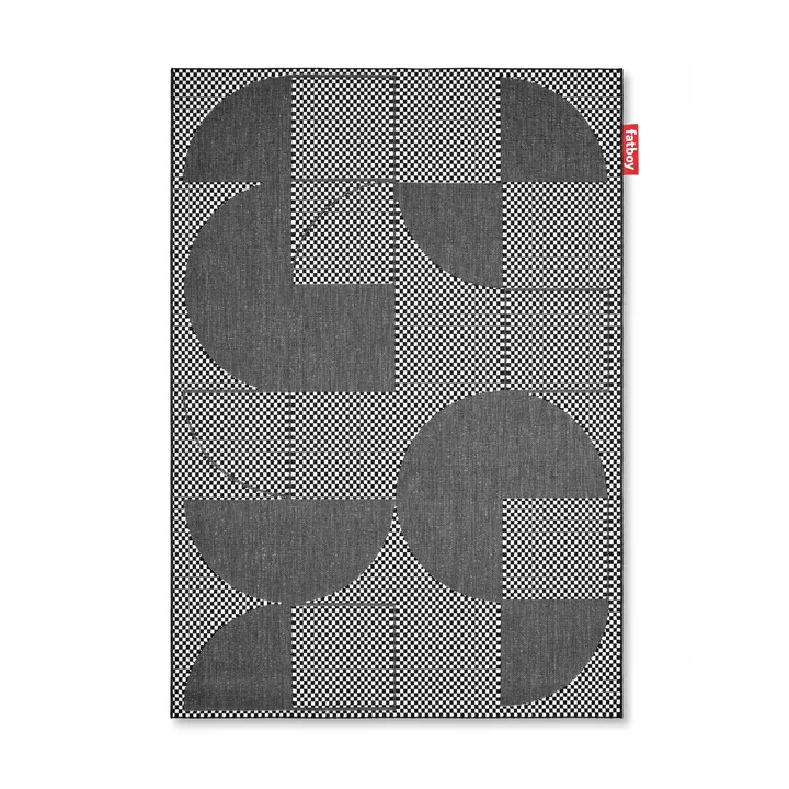 Fatboy - Carpretty Petit Jigsaw Outdoor-Teppich, 160 x 230 cm, schwarz / weiss