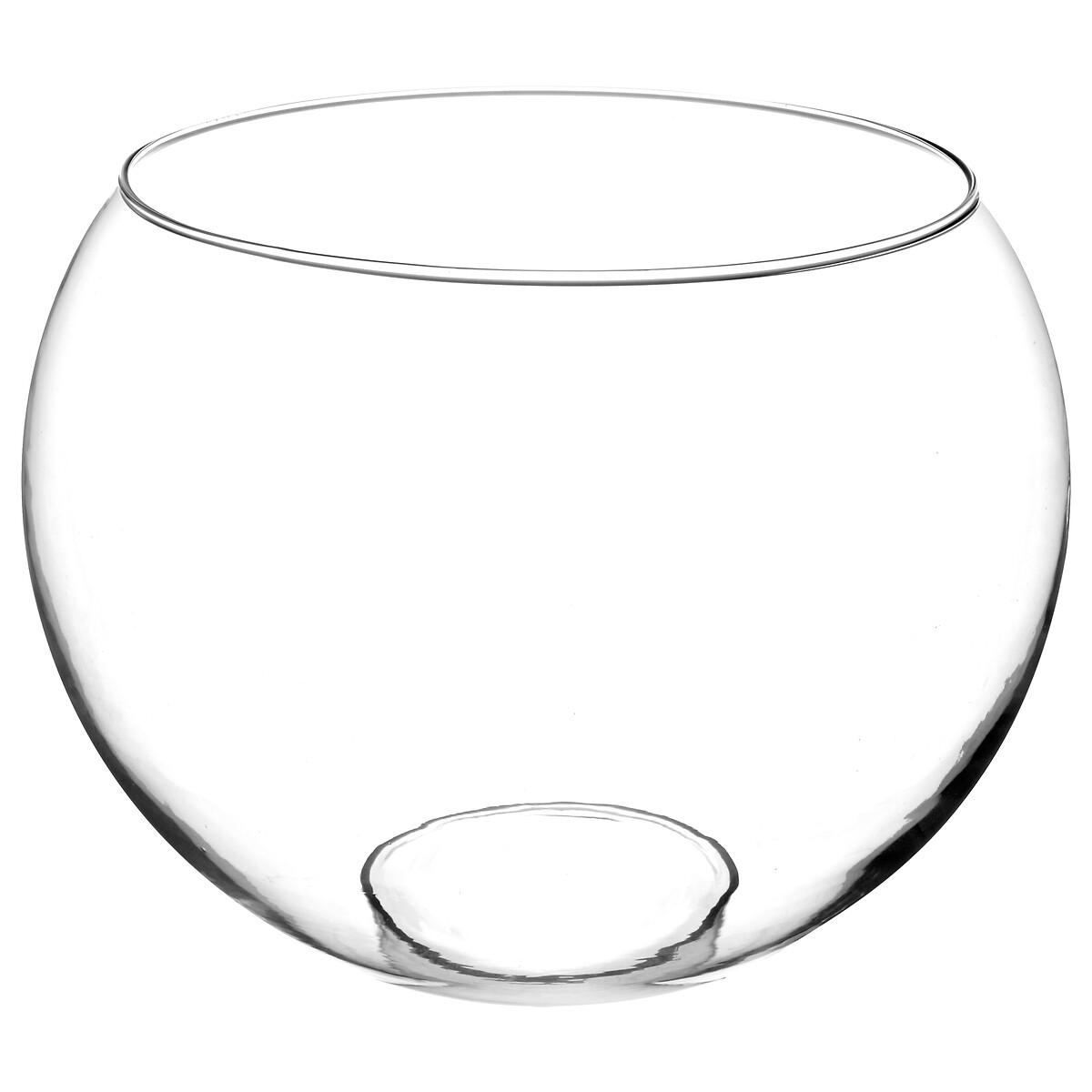 VASE BOULE TRANSPARENT D.30X23.5CM