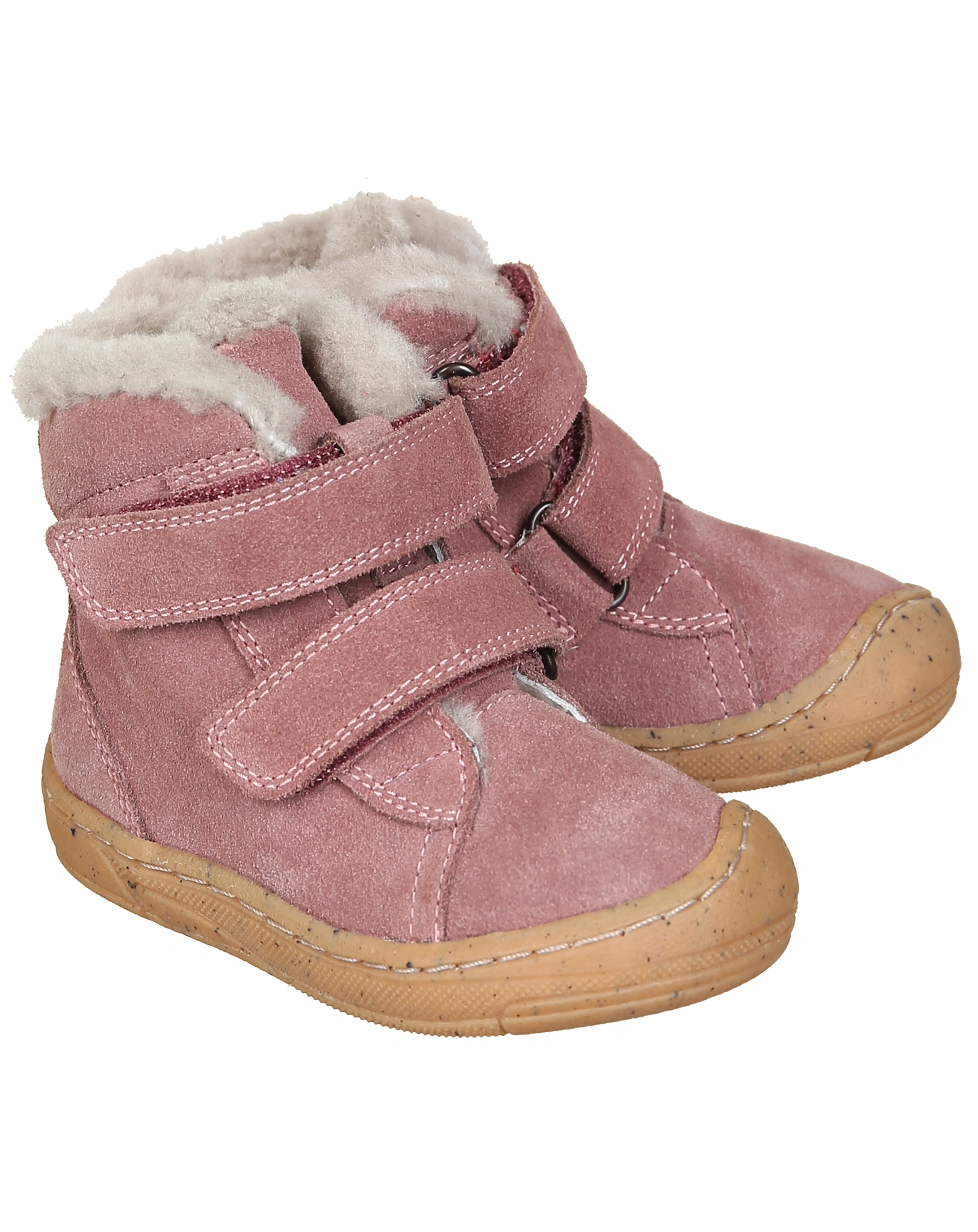 Klett-Booties MINNI SUEDE gefüttert in pink