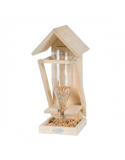 Best For Birds Wijnfles Voedertafel - Tuinvogelvoer - 19x17x42 cm