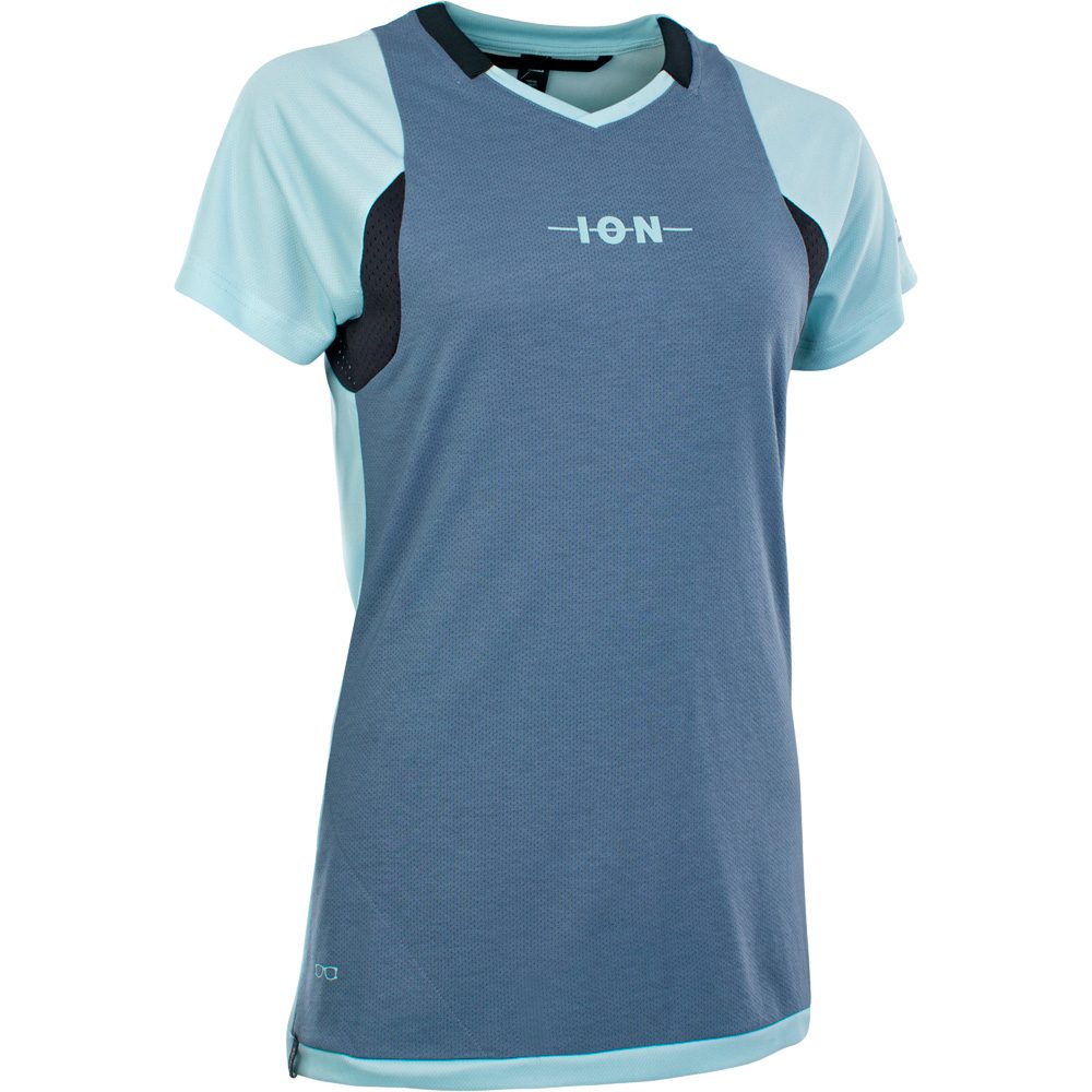 ION Scrub AMP Bikeshirt Damen gusty blue