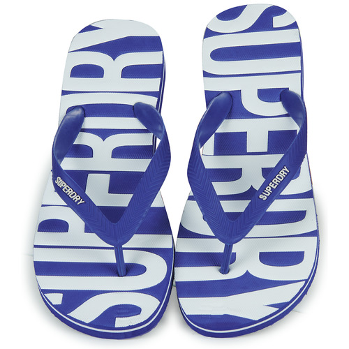 Superdry - VINTAGE VEGAN FLIP FLOP - Bleu/Blanc