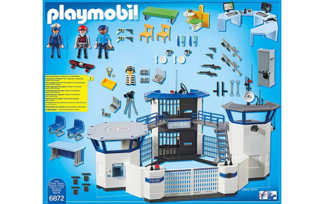 City Action Polizei-Kommandozentrale mit Gefängnis 6872Spielset aus der Serie City Action