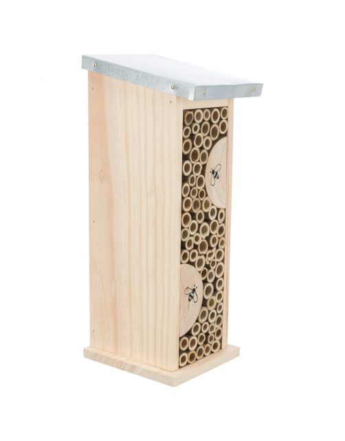 Trixie Bijenhotel - Nestkast - 11x14x30 cm Houtkleur