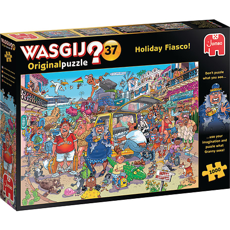 Wasgij Ferie fiasko puslespil - 1000 brikker