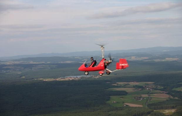 Tragschrauber-Rundflug ab Weiden in der Oberpfalz als Geschenk