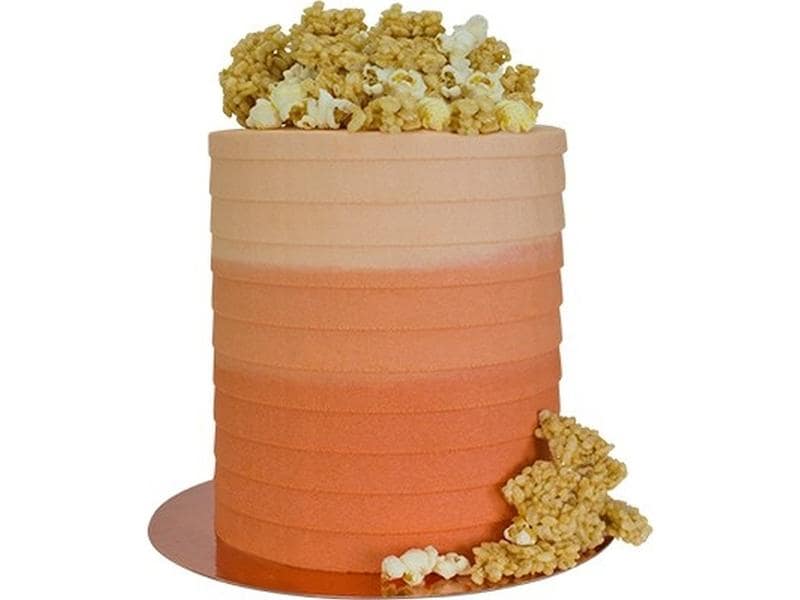 PME Streichpalette Falten 25.5 cm, Orange Tortenschaber