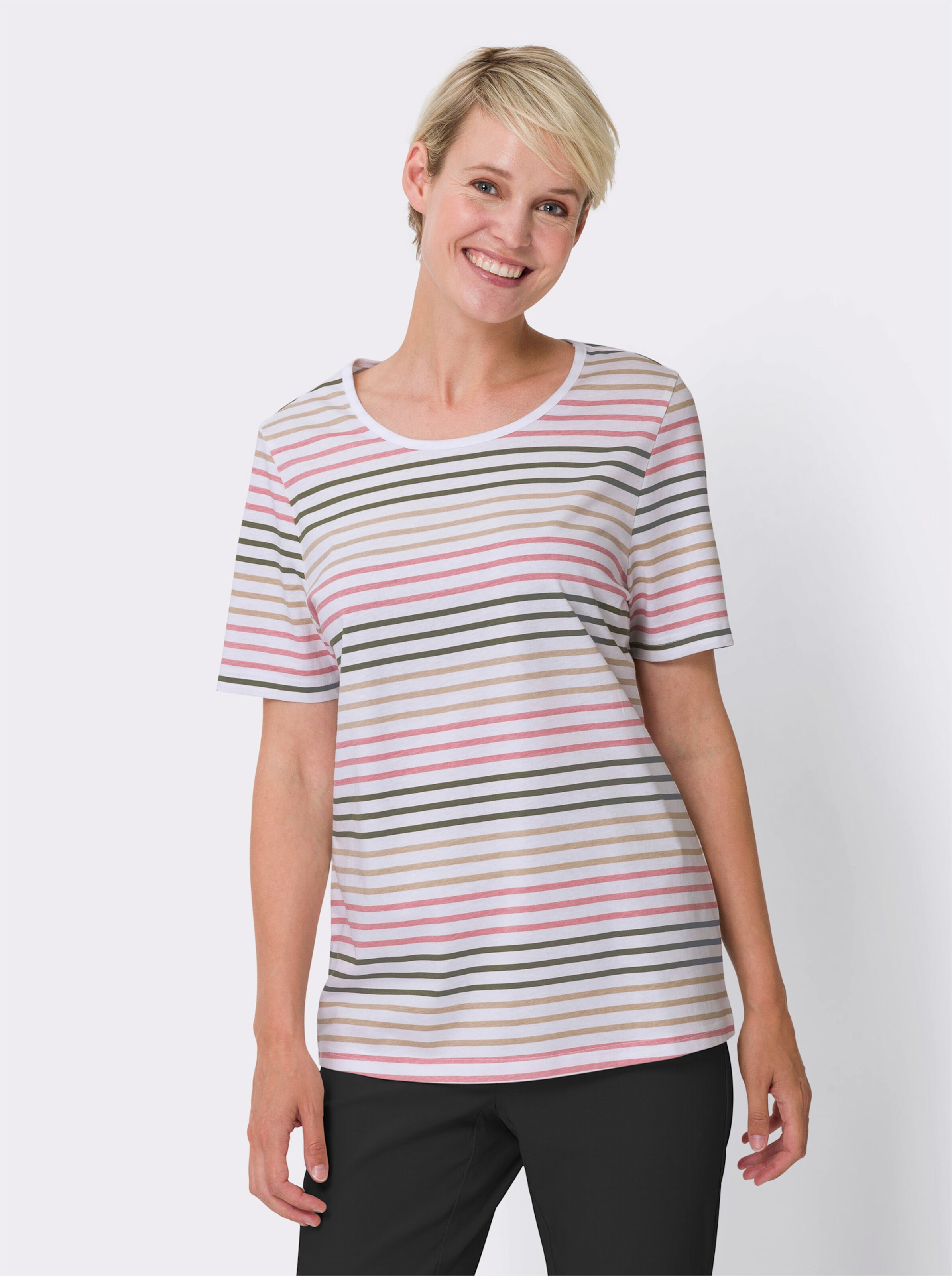 Rundhals-Shirt