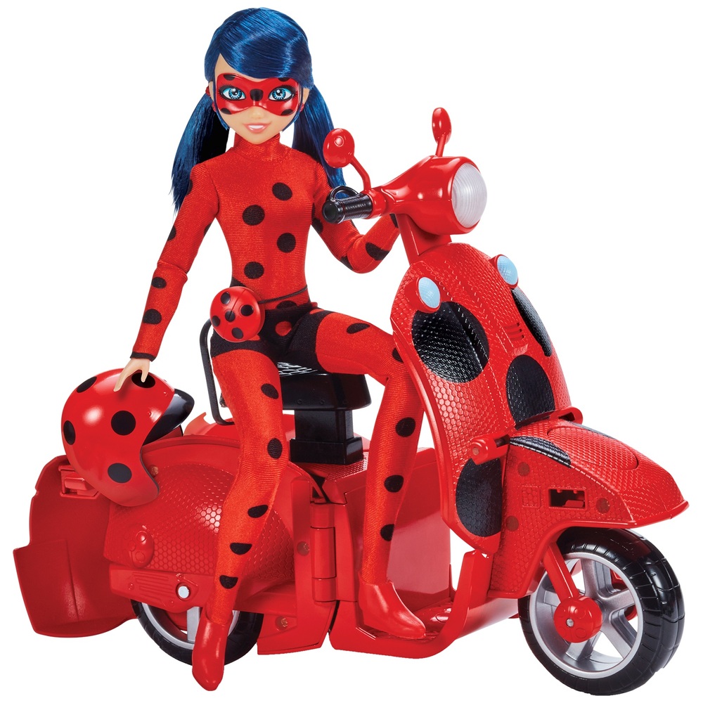 Miraculous Ladybug Scooter mit Puppe