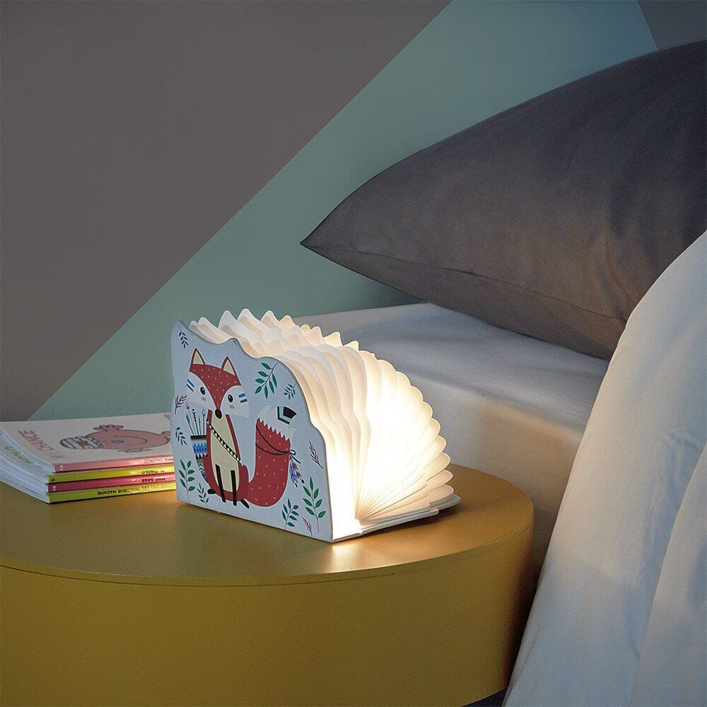 Lampe veilleuse forme livre dépliant