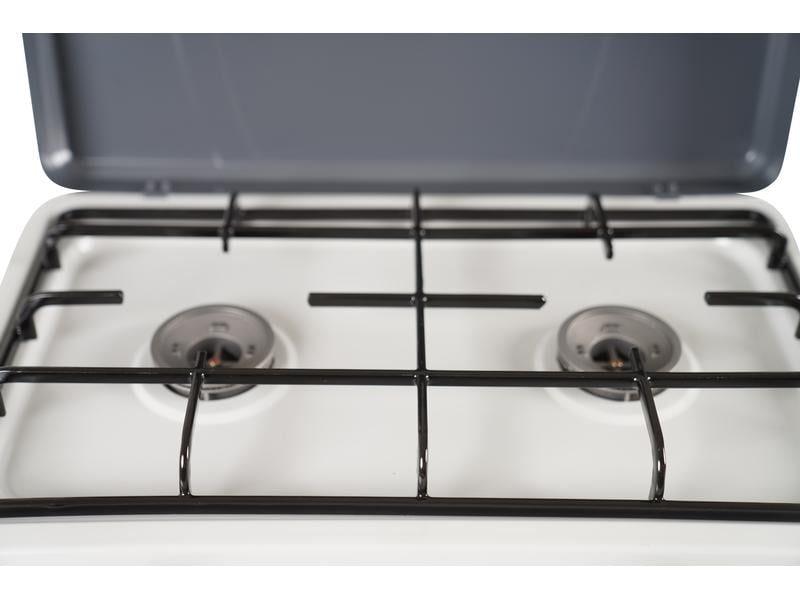 Brunner Gaskocher Aristo NG 2f 30 mbar Zweiflamm Gaskocher mit pulverbeschichtetem Metallgehäuse