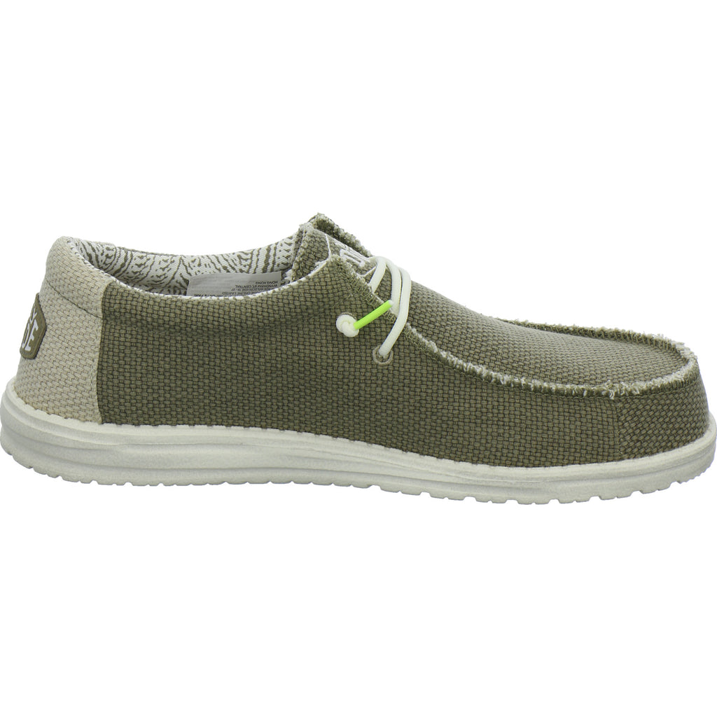 Hey Dude Sneaker Herren Wally Braided oliv