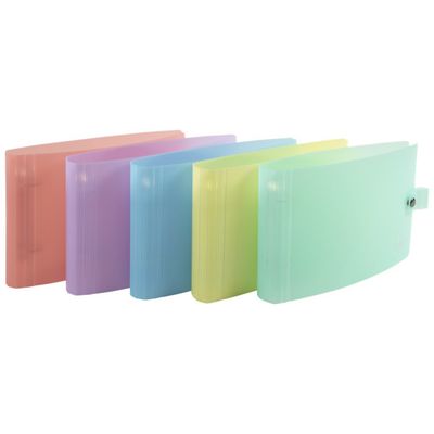 Exacompta Chromaline Pastel - Classeur souple 2 anneaux - dos 30 mm - pour fiche Bristol - disponible dans différentes couleurs