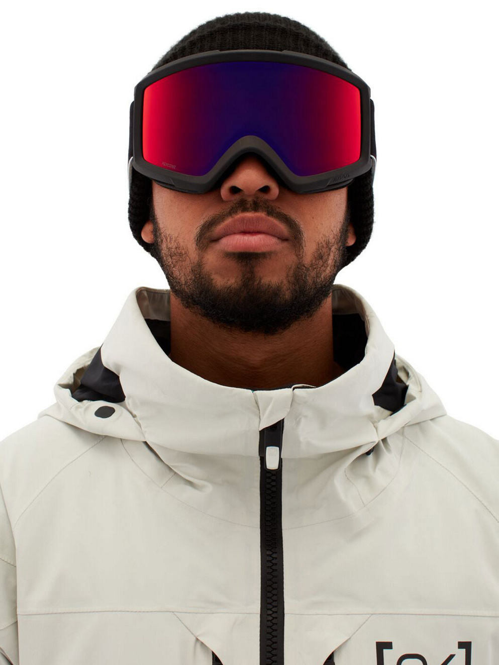 Anon Helix 2 Black +Bonus Lens Goggle perceive sunny red+amber