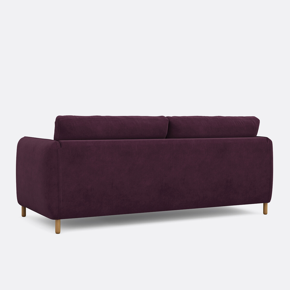 LA REDOUTE INTERIEURS<br>Sofá conversível de veludo, 4 lugares, Loméo