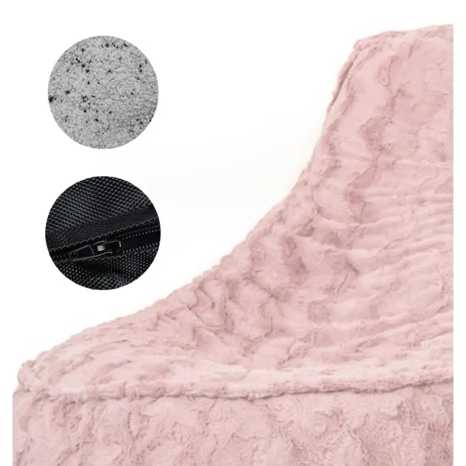 Bobbel Home - Zitzak Stoelvorm - Florance - Faux fur - Zitstoel - 100 liter